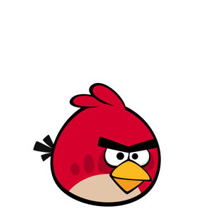 This is the Avatar Image for the Angry Bird (Angry Birds) AI Voice and Text to Speech Generator